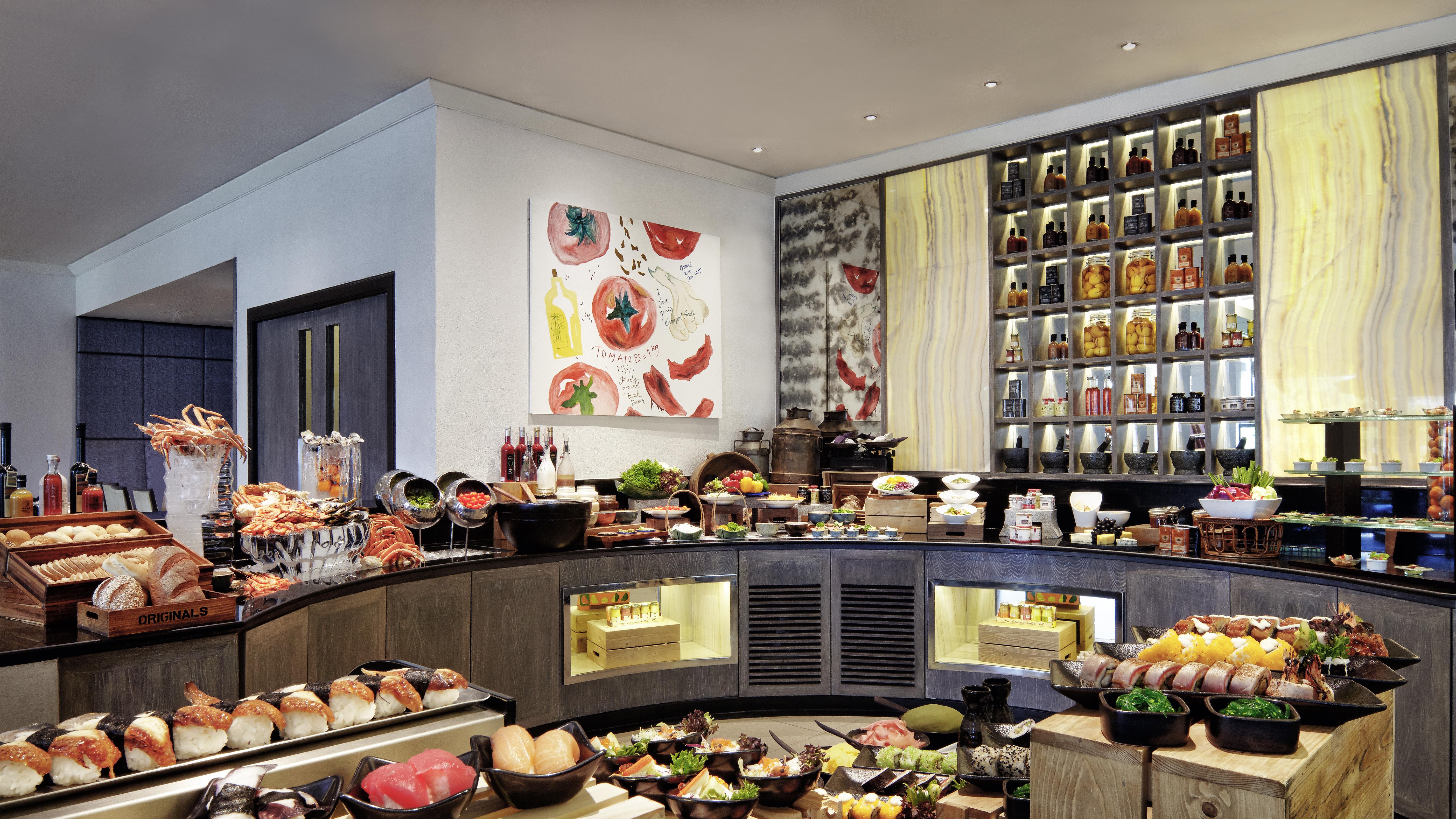 Grand Mercure Bangkok Atrium Εξωτερικό φωτογραφία The buffet at the hotel